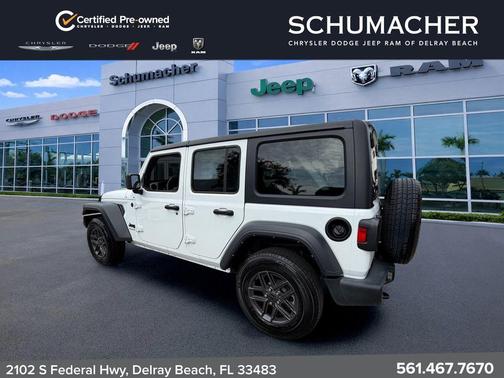 Bright White Clearcoat 2024 Jeep Wrangler Sport