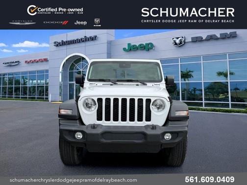 Bright White Clearcoat 2024 Jeep Wrangler Sport