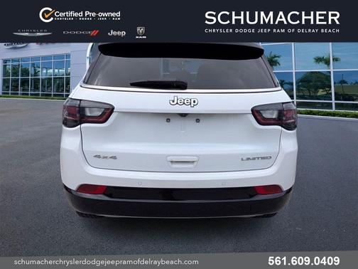 Bright White Clearcoat 2023 Jeep Compass Limited
