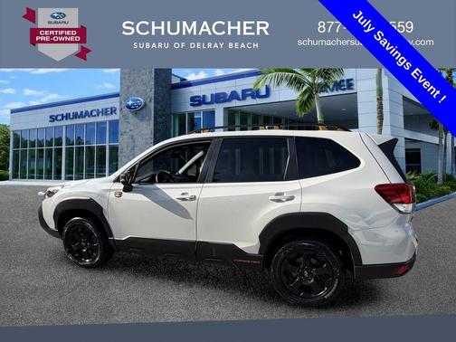 Crystal White Pearl 2023 Subaru Forester Wilderness