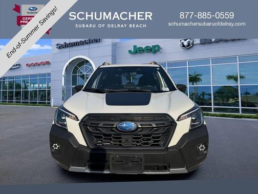 Crystal White Pearl 2023 Subaru Forester Wilderness