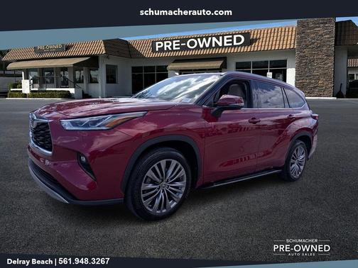 Ruby Flare Pearl 2021 Toyota Highlander Platinum