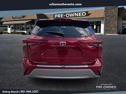 Ruby Flare Pearl 2021 Toyota Highlander Platinum