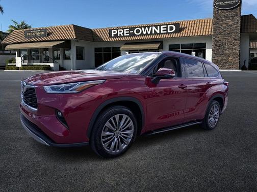 Ruby Flare Pearl 2021 Toyota Highlander Platinum