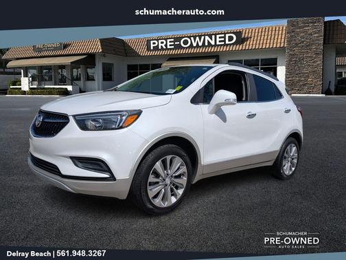 White Frost Tri-Coat 2019 Buick Encore Preferred