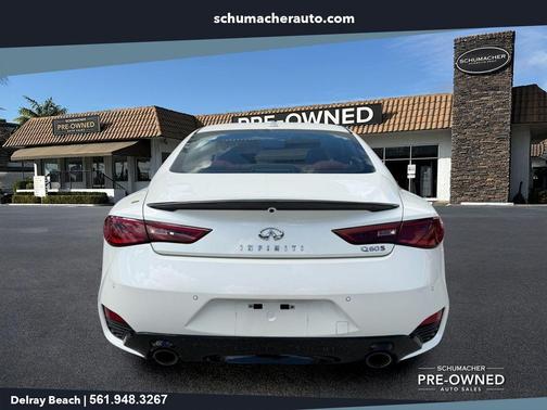Majestic White 2021 INFINITI Q60 3.0t Red Sport 400