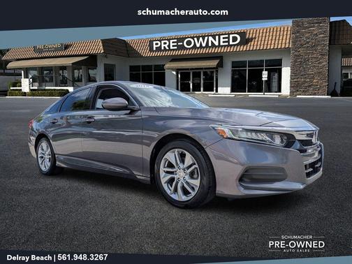 Gray 2018 Honda Accord LX