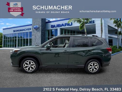 Cascade Green Silica 2024 Subaru Forester Premium