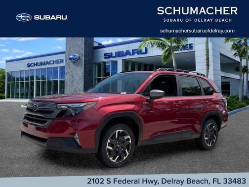Crimson Red Pearl 2026 Subaru Forester Premium
