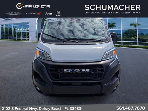 Bright White Clearcoat 2025 RAM ProMaster 2500 High Roof