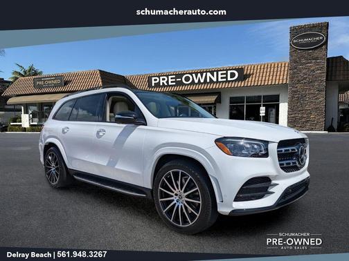 White 2022 Mercedes-Benz GLS 450 4MATIC