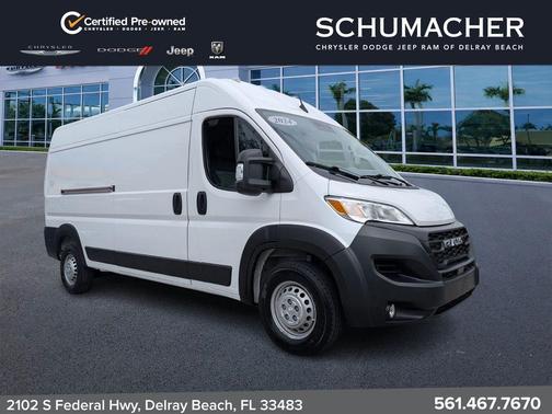 Bright White Clearcoat 2024 RAM ProMaster 2500 High Roof