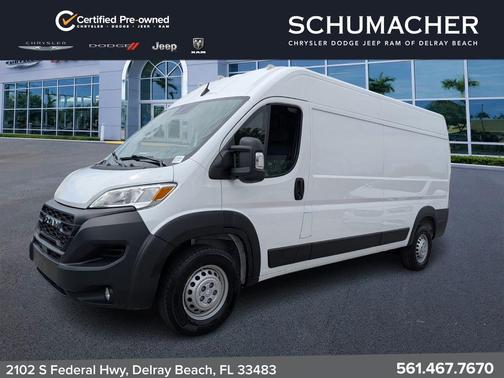 Bright White Clearcoat 2024 RAM ProMaster 2500 High Roof