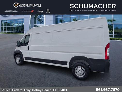 Bright White Clearcoat 2024 RAM ProMaster 2500 High Roof