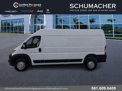 Bright White Clearcoat 2024 RAM ProMaster 2500 High Roof