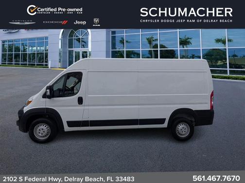Bright White Clearcoat 2024 RAM ProMaster 2500 High Roof