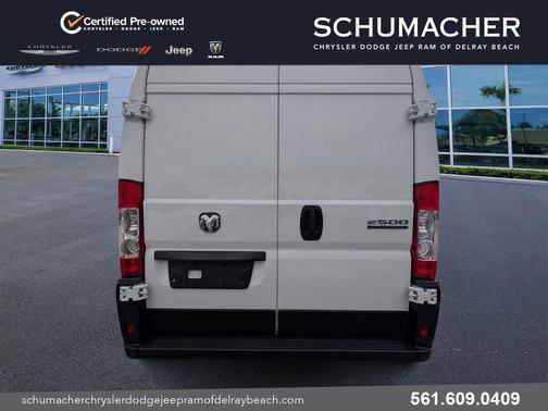 Bright White Clearcoat 2024 RAM ProMaster 2500 High Roof
