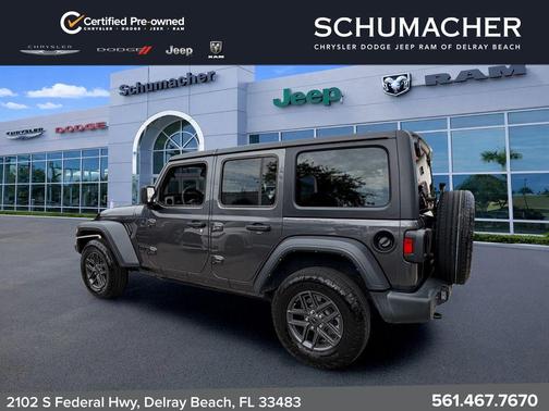 Granite Crystal Clearcoat Metallic 2024 Jeep Wrangler Sport