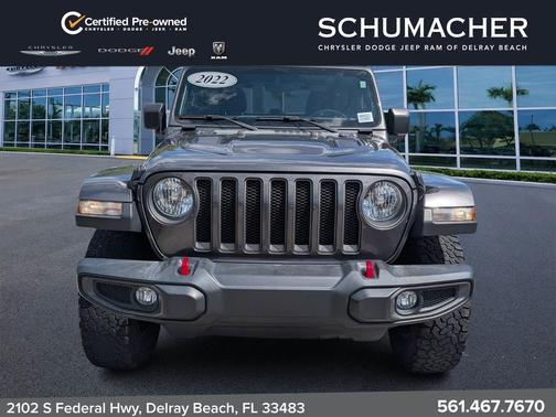 Granite Crystal Clearcoat Metallic 2022 Jeep Wrangler Rubicon