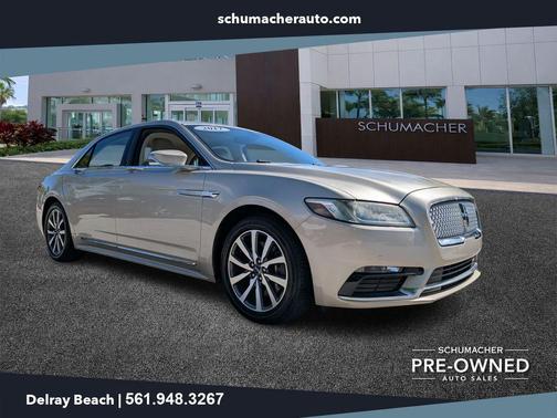 White Gold 2017 Lincoln Continental Premier
