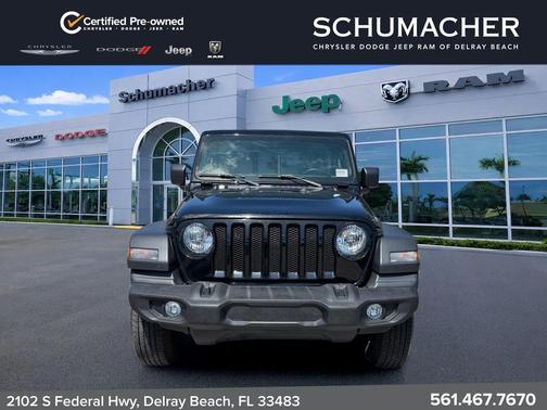 Black Clearcoat 2021 Jeep Wrangler Unlimited Sport