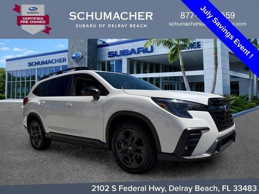 Crystal White Pearl 2023 Subaru Ascent Onyx Edition