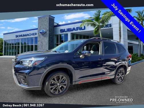 Dark Blue Pearl 2020 Subaru Forester Sport