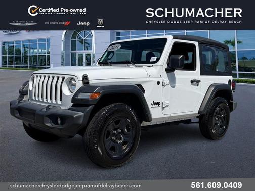 Bright White Clearcoat 2023 Jeep Wrangler Sport