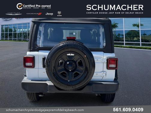 Bright White Clearcoat 2023 Jeep Wrangler Sport