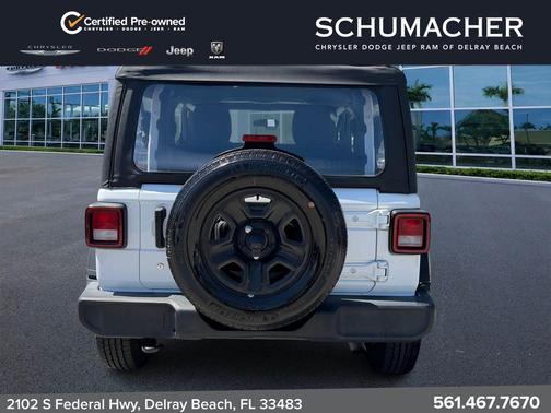 Bright White Clearcoat 2023 Jeep Wrangler Sport