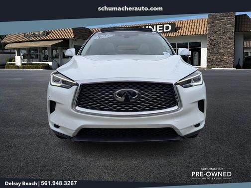 Radiant White 2023 INFINITI QX50 Luxe