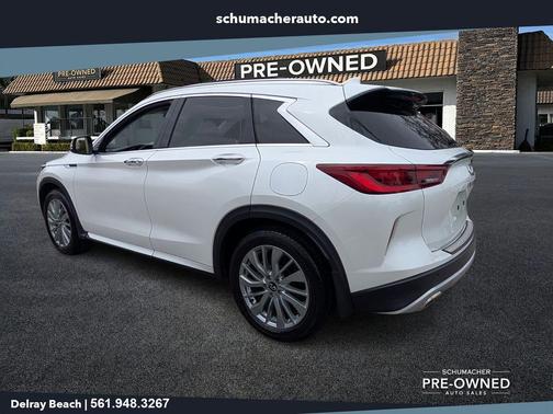 Radiant White 2023 INFINITI QX50 Luxe