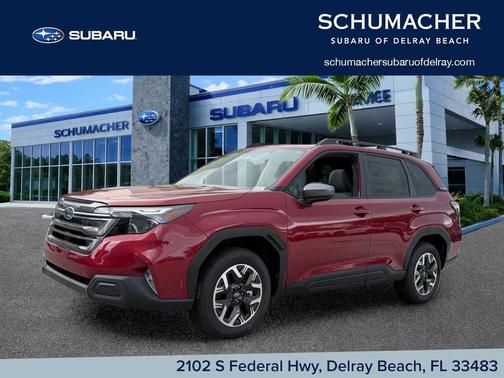 Crimson Red Pearl 2026 Subaru Forester Premium