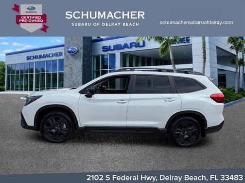 Crystal White Pearl 2025 Subaru Ascent Onyx Edition Touring