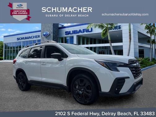 Crystal White Pearl 2025 Subaru Ascent Onyx Edition Touring