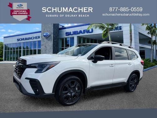 Crystal White Pearl 2025 Subaru Ascent Onyx Edition Touring