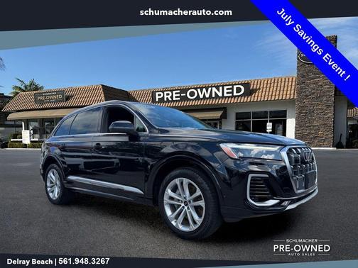 Mythos Black Metallic 2025 Audi Q7 55 Premium Plus