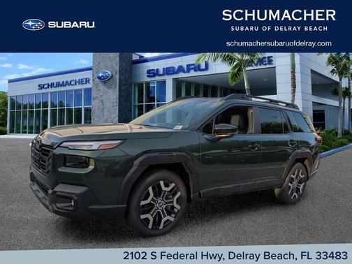 Deep Emerald Green 2026 Subaru Outback Touring XT