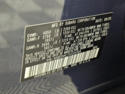 2025 Subaru Outback Limited