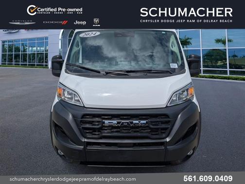 Bright White Clearcoat 2024 RAM ProMaster 2500 High Roof