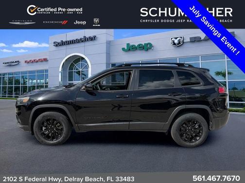 Diamond Black 2023 Jeep Cherokee Altitude Lux