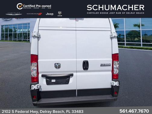 Bright White Clearcoat 2025 RAM ProMaster 3500 High Roof