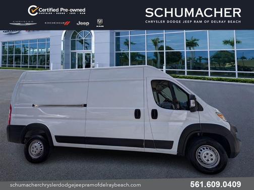 Bright White Clearcoat 2025 RAM ProMaster 3500 High Roof
