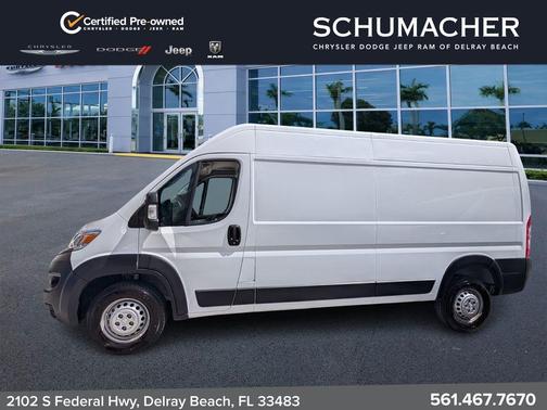 Bright White Clearcoat 2025 RAM ProMaster 3500 High Roof