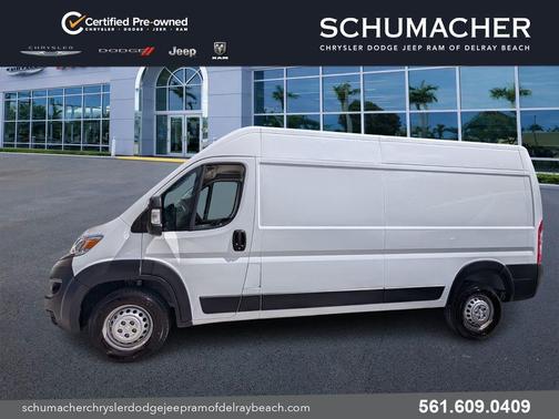 Bright White Clearcoat 2025 RAM ProMaster 3500 High Roof