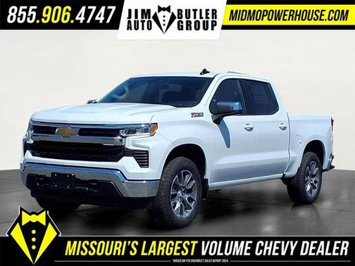 Summit White 2026 Chevrolet Silverado 1500 LT