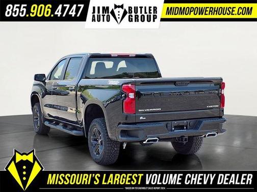 Black 2026 Chevrolet Silverado 1500 Custom Trail Boss
