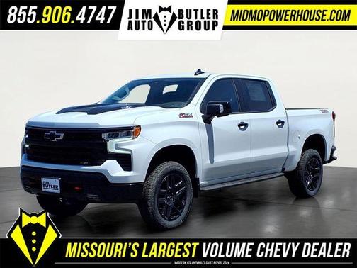 Summit White 2026 Chevrolet Silverado 1500 LT Trail Boss