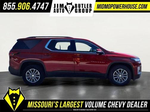 Radiant Red 2023 Chevrolet Traverse LT Cloth