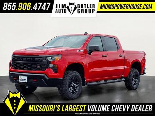 Red 2026 Chevrolet Silverado 1500 Custom Trail Boss